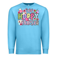 Ocean Blue Easter Day One hoppy Nurse Premium Sweatshirt - OliviaCreatesArt