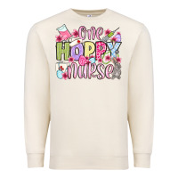 Sandshell Easter Day One hoppy Nurse Premium Sweatshirt - OliviaCreatesArt