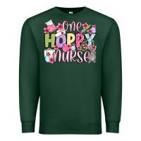 Sports Green Easter Day One hoppy Nurse Premium Sweatshirt - OliviaCreatesArt