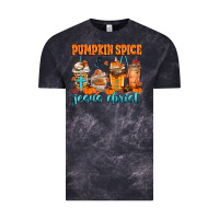 Cloud Black pumpkin spice jesus christ Vintage Tee - MaliasSmallBusiness