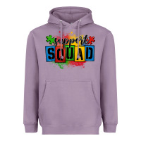 Lavender autism support squad Heavyweight Hoodie - OliviaCreatesArt