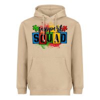 Mushroom autism support squad Heavyweight Hoodie - OliviaCreatesArt