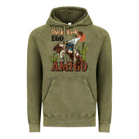 Vintage Olive check your ego amigo rodeo cowboy Vintage Hoodie - MaliasSmallBusiness