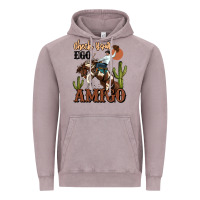Vintage Zinc check your ego amigo rodeo cowboy Vintage Hoodie - MaliasSmallBusiness