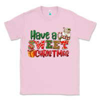 Bubblegum Pink Have a sweet Christmas Classic Tee - NancyCooperArtShop