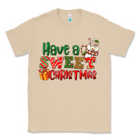 Mushroom Have a sweet Christmas Classic Tee - NancyCooperArtShop