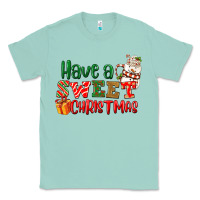 Seafoam Have a sweet Christmas Classic Tee - NancyCooperArtShop