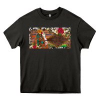 Asphalt western turquoise gemstone horse cowhide leopard floral background lic Heavy Core Tee - Artiststas