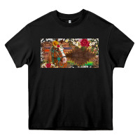 Black western turquoise gemstone horse cowhide leopard floral background lic Heavy Core Tee - Artiststas