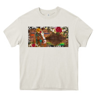 Western Turquoise Gemstone Horse Cowhide Leopard Floral Background Lic Heavy Core Tee | Teevron