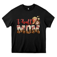 Black t ball mom Heavy Core Tee - AdoDesignShop