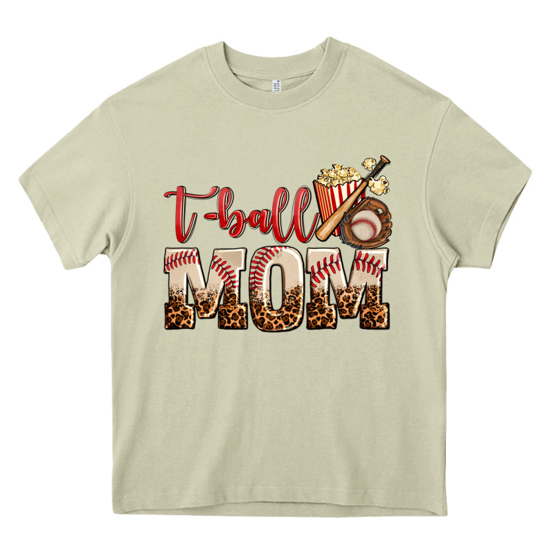 T Ball Mom Heavy Core Tee by AdoDesignShop | Teevron