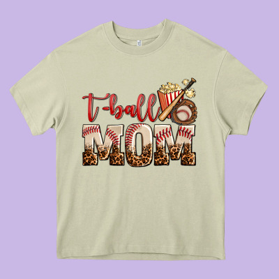 T Ball Mom Heavy Core Tee Designed By Adodesignshop