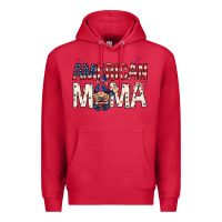 American Mama With Gnome Mothers Day Premium Hoodie | Teevron