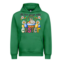 Emerald Oh For Peeps Sake Easter Urban Hoodie - CowhideDigitalArt