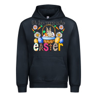 Navy Oh For Peeps Sake Easter Urban Hoodie - CowhideDigitalArt