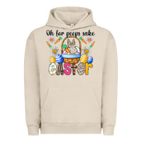 Pigment French Oak Oh For Peeps Sake Easter Urban Hoodie - CowhideDigitalArt
