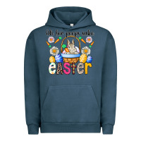 Pigment Midnight Navy Oh For Peeps Sake Easter Urban Hoodie - CowhideDigitalArt