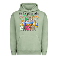 Pigment Oil Green Oh For Peeps Sake Easter Urban Hoodie - CowhideDigitalArt