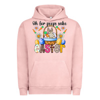 Pigment Salmon Oh For Peeps Sake Easter Urban Hoodie - CowhideDigitalArt