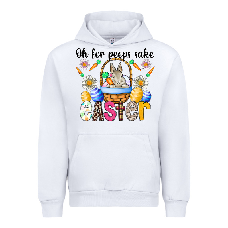 Oh For Peeps Sake Easter Urban Hoodie by CowhideDigitalArt | Teevron