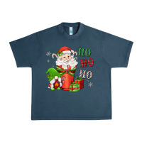 Midnight Navy ho ho ho gnome santa coffee cup Urban Heavy Tee - MaliasSmallBusiness