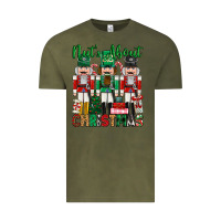 Vintage Olive nuts about christmas Vintage Tee - MaliasSmallBusiness