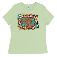 Matcha light western frame Ladies Tee - AdoDesignShop