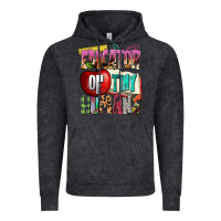 Vintage Black educator of tiny humans Vintage Hoodie - NancyCooperArtShop