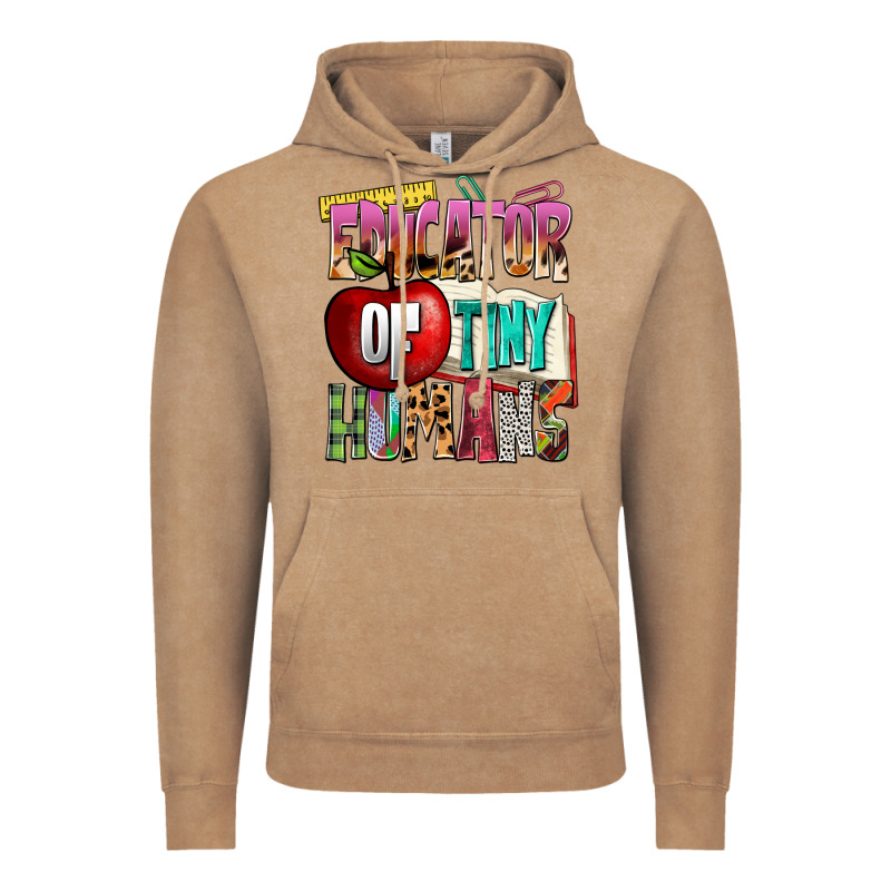 Educator Of Tiny Humans Vintage Hoodie by NancyCooperArtShop | Teevron