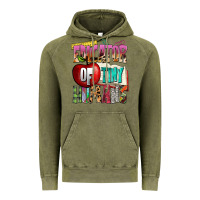 Vintage Olive educator of tiny humans Vintage Hoodie - NancyCooperArtShop