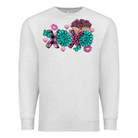 Oatmeal Heather Xoxo Valentine's Day turquoise gemstone Premium Sweatshirt - FaDigitalArtStudio