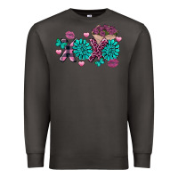 Smoke Xoxo Valentine's Day turquoise gemstone Premium Sweatshirt - FaDigitalArtStudio