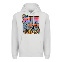 Dove Grey sum mer vibes Premium Hoodie - JahusDesignShop