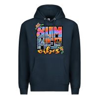 Navy sum mer vibes Premium Hoodie - JahusDesignShop