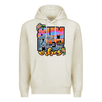 Oatmeal Heather sum mer vibes Premium Hoodie - JahusDesignShop