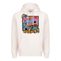 Pale Pink sum mer vibes Premium Hoodie - JahusDesignShop