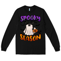 Black spooky season Long Sleeve Tee - BarkalooDesign