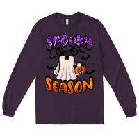 Plum spooky season Long Sleeve Tee - BarkalooDesign
