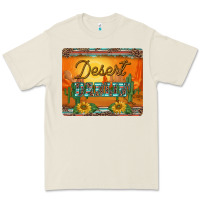 Bone western desert darlin sunset serape leopard sunflowers mousepad Premium Tee - BarkalooDesign