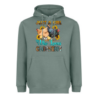 Sage just a girl who loves chickens Heavyweight Hoodie - OliviaCreatesArt