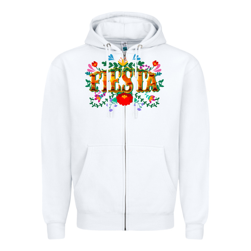 Fiesta Cinco De Mayo Zipper Hoodie by CowGirlArtShop | Teevron