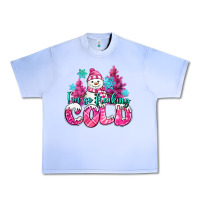 Im So Freaking Cold Pink Christmas Snowman Urban Heavy Tee | Teevron