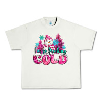 Pistachio im so freaking cold pink christmas snowman Urban Heavy Tee - MaliasSmallBusiness