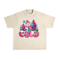Sandshell im so freaking cold pink christmas snowman Urban Heavy Tee - MaliasSmallBusiness