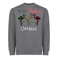 Storm Merry Flocking Christmas Heavyweight Sweatshirt - Bettercallsaul