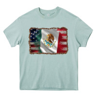 Arona mexico flag and usa flag Heavy Core Tee - AdoDesignShop