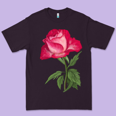 Love At First Sight Rose Premium Tee Designed By Lillyallendesigns