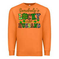 Carrot St. Patrick's Somebody's lucky as husband Premium Sweatshirt - OliviaCreatesArt