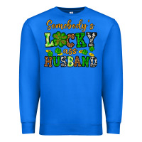 True Royal St. Patrick's Somebody's lucky as husband Premium Sweatshirt - OliviaCreatesArt